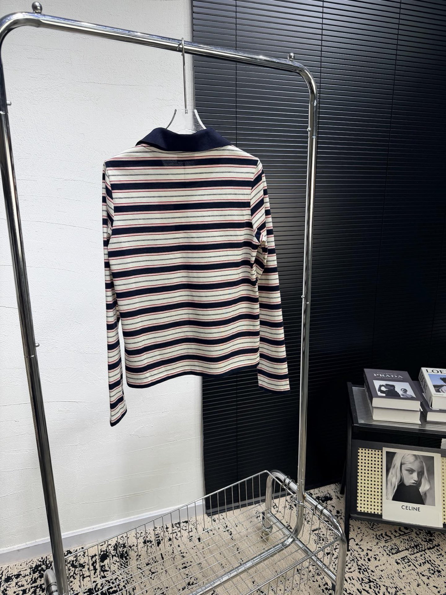 [TOP] CELINE  Long-Sleeved Shirt - Stripe