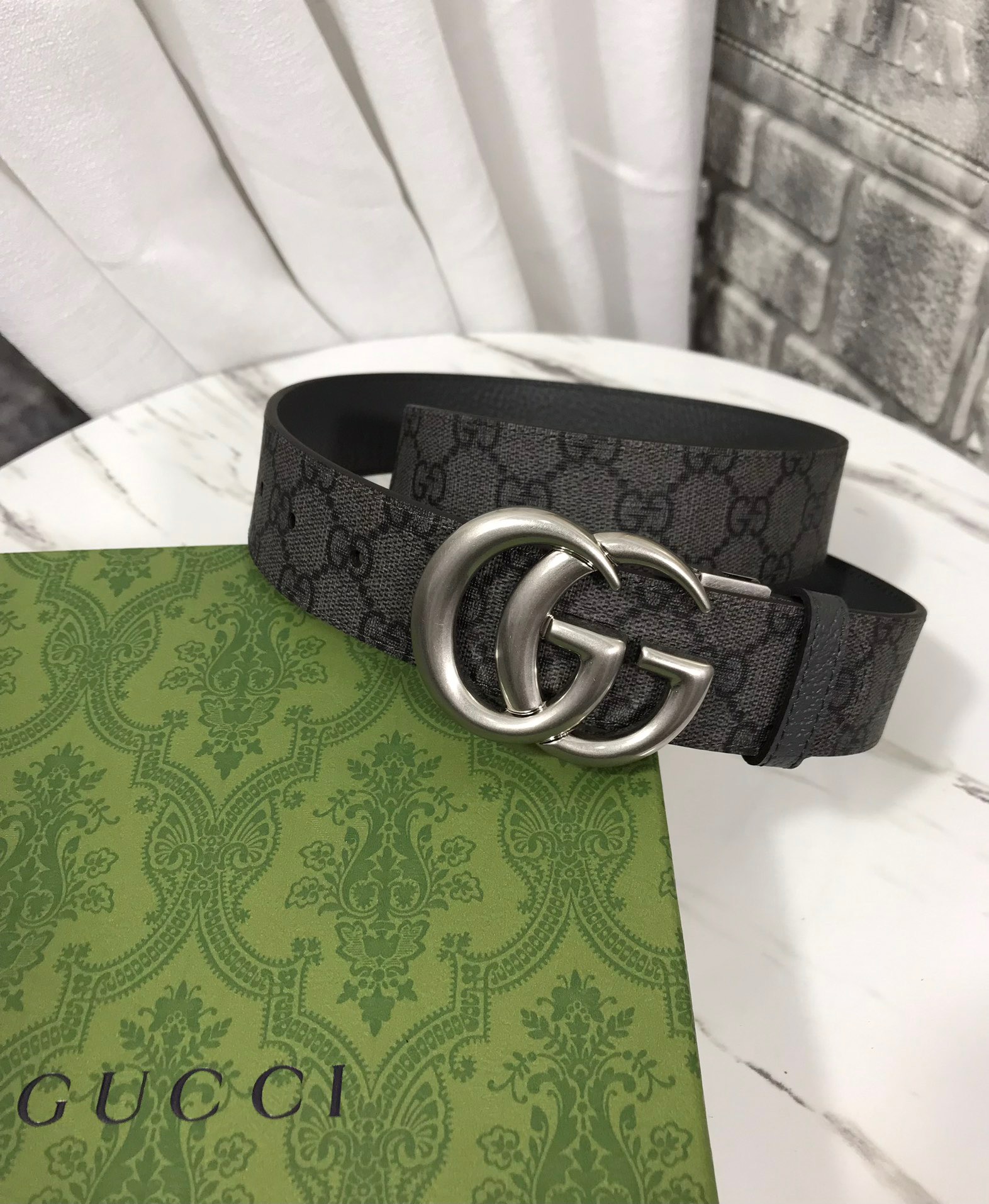 [TOP] GUCCI Belt 3.8cm - Black - 711 Luxury