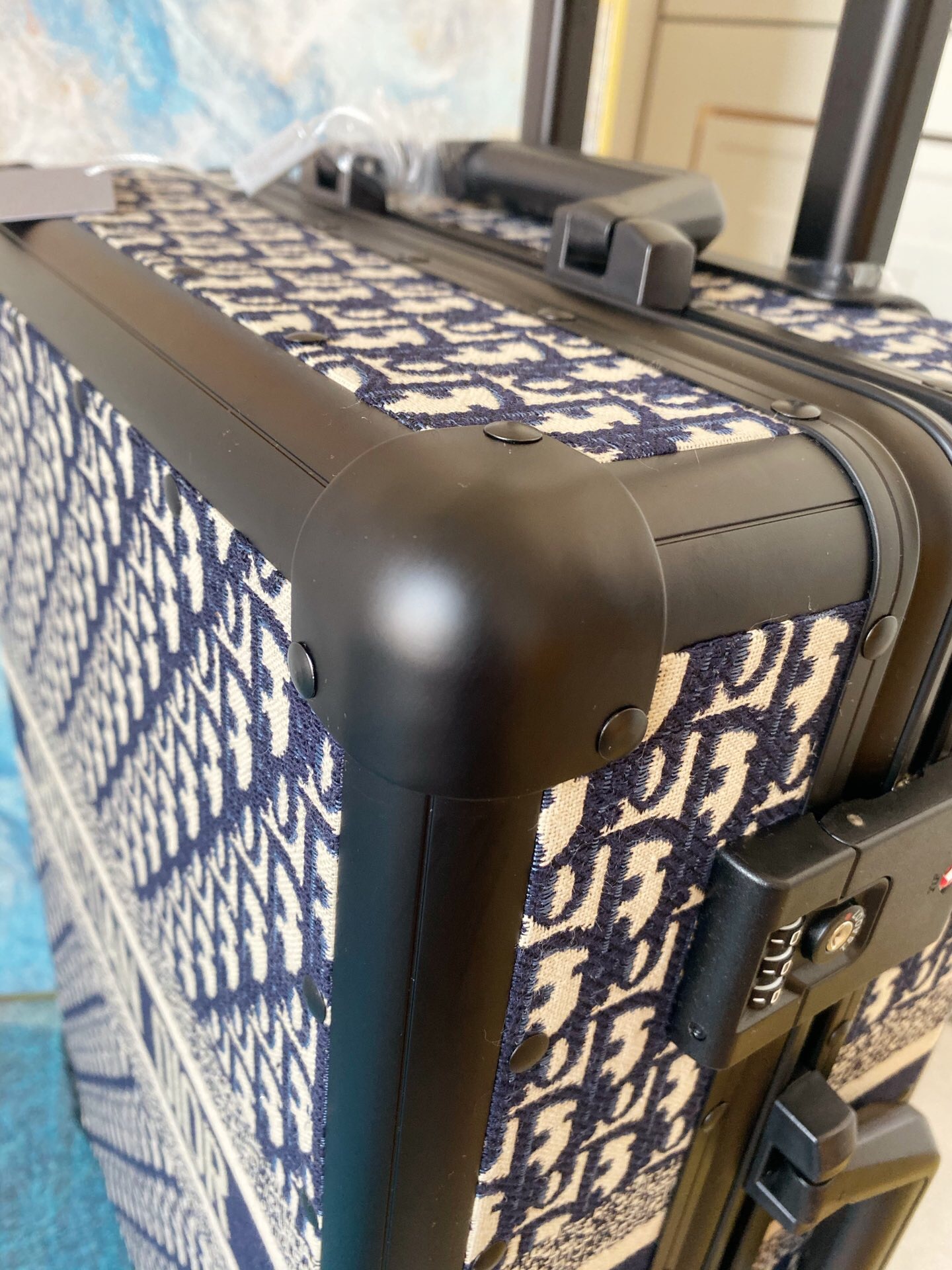 [TOP] Christian Dior Horizon Luggage Box 34-20-55cm - Blue - 711 Luxury