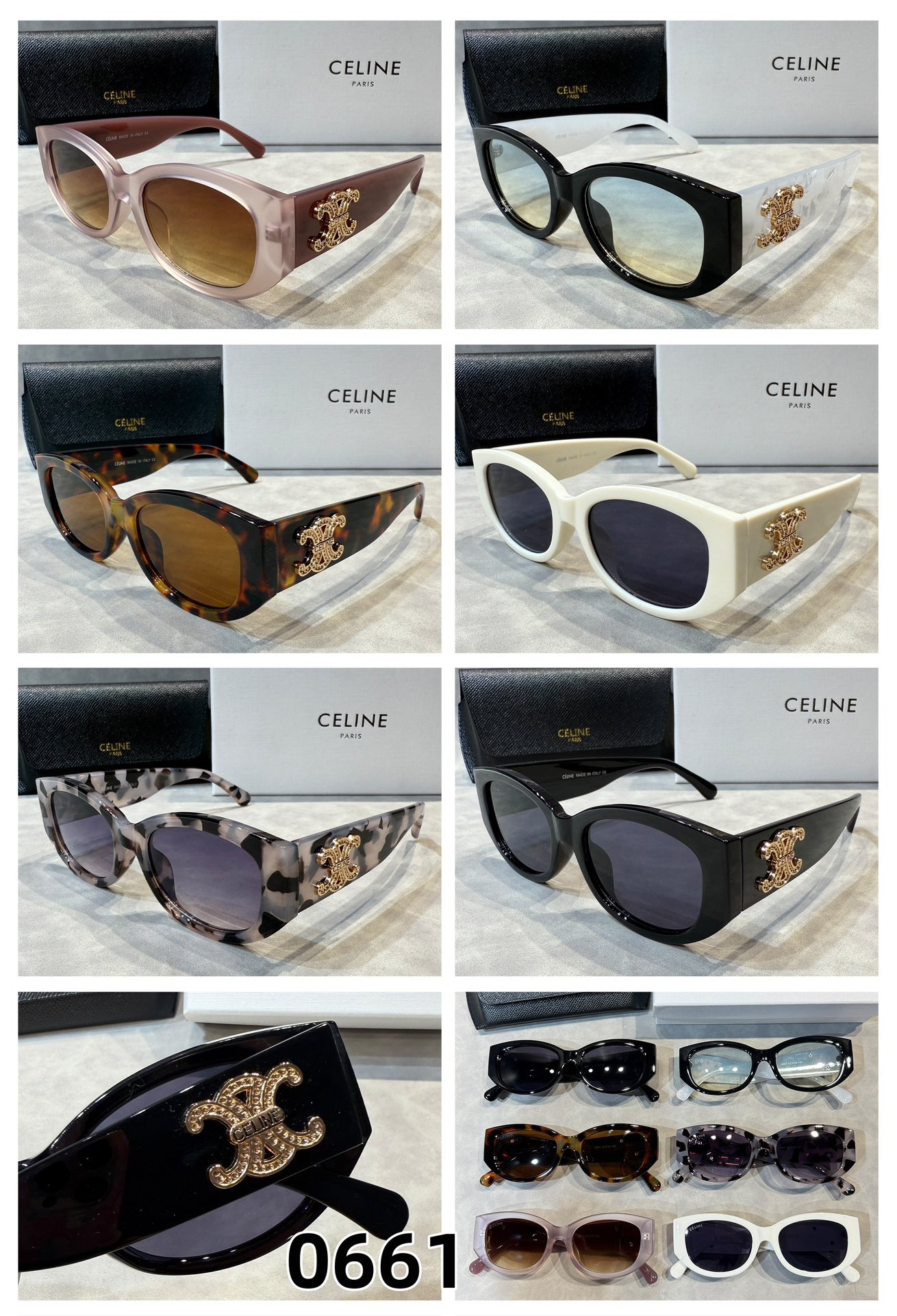 [TOP] CELINE Sunglasses - 6 Colors - 711 Luxury