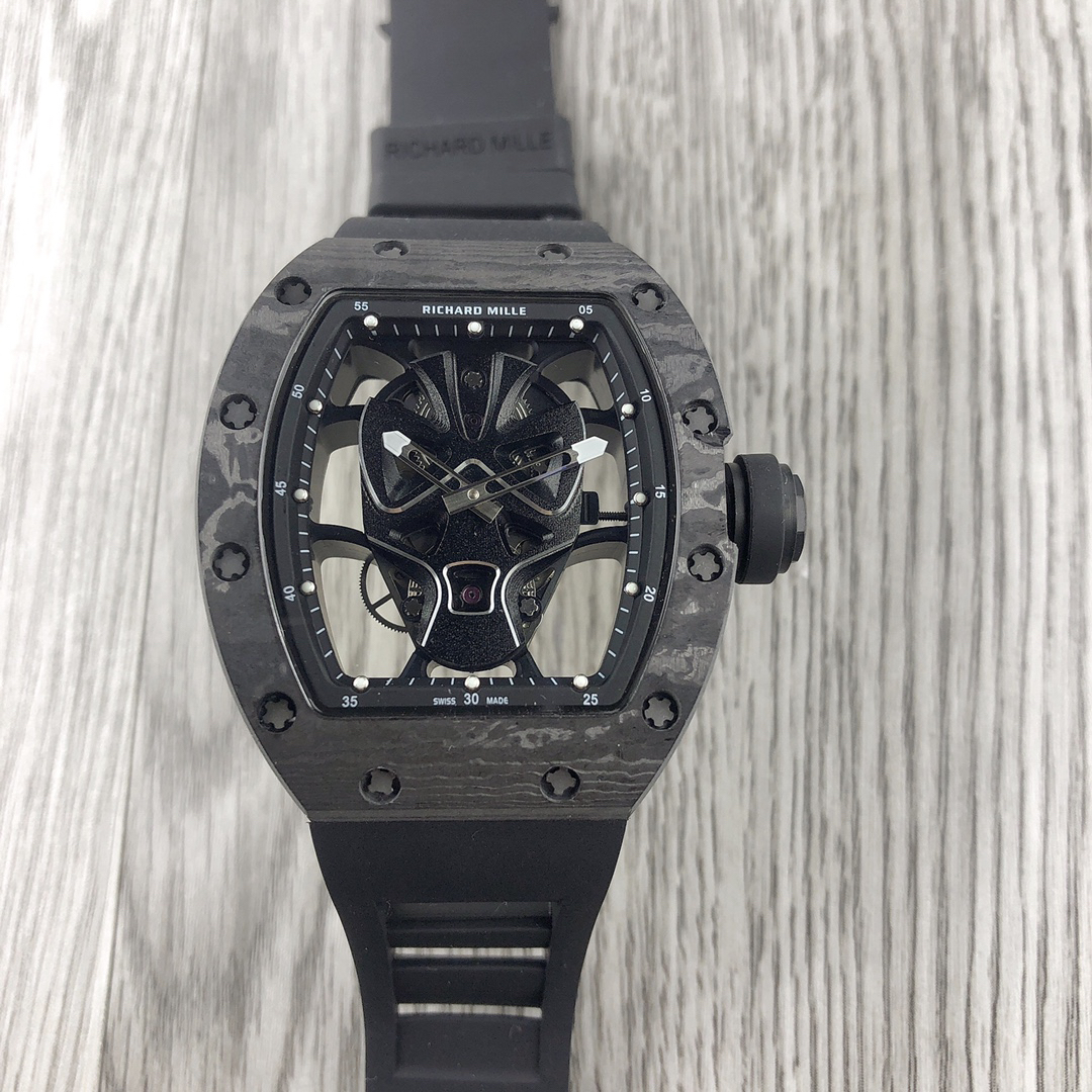 [TOP] Richard Mille RM052 Watch 43x51x17mm - Black - 711 Luxury