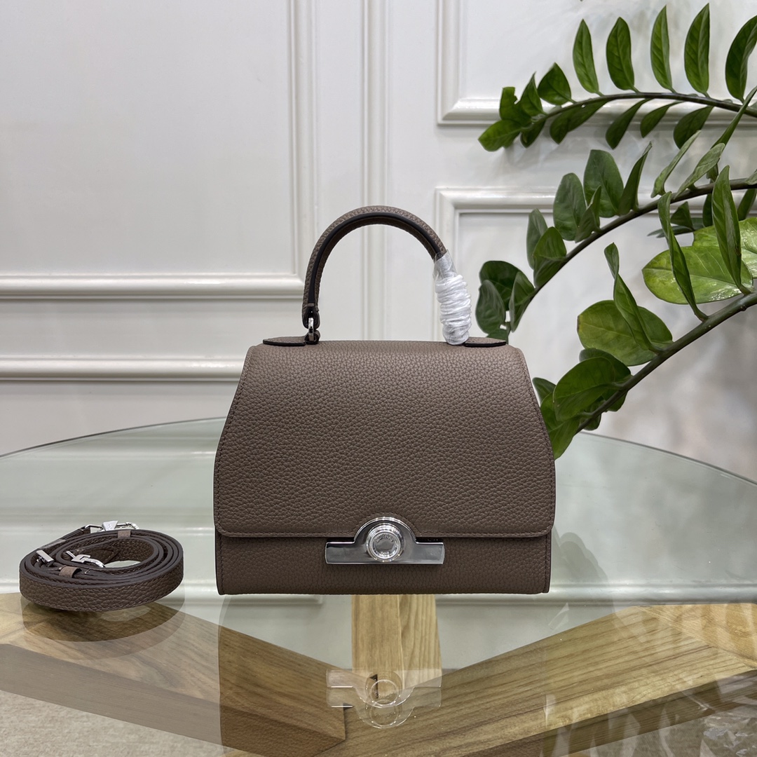 [TOP] MOYNAT RéJANE Bag Cowhide 20x8x15cm - Dark Gray - 711 Luxury
