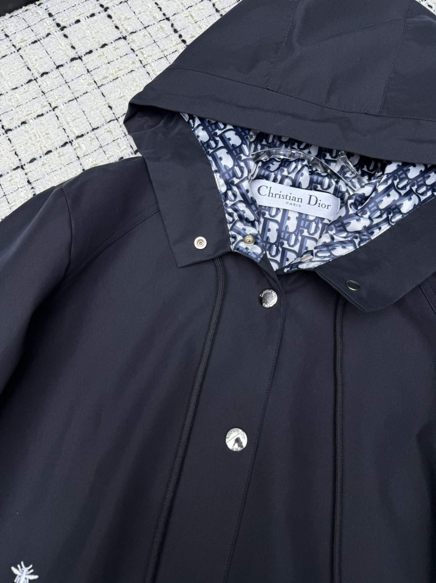 [TOP] Christian Dior Trench Coat - Black