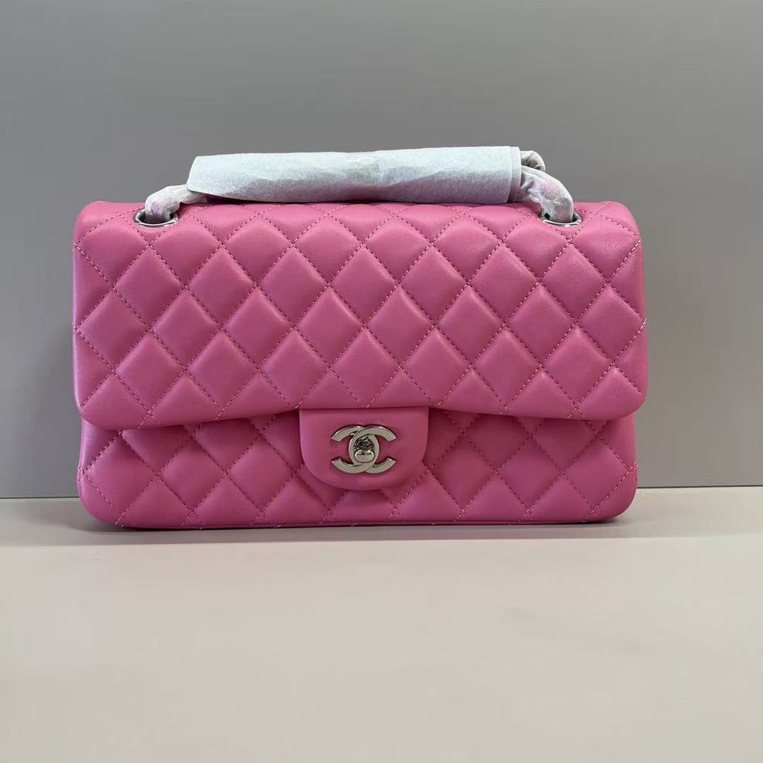 [TOP] CHANEL Classic Flap Bag Medium 25cm – Pink - 711 Luxury