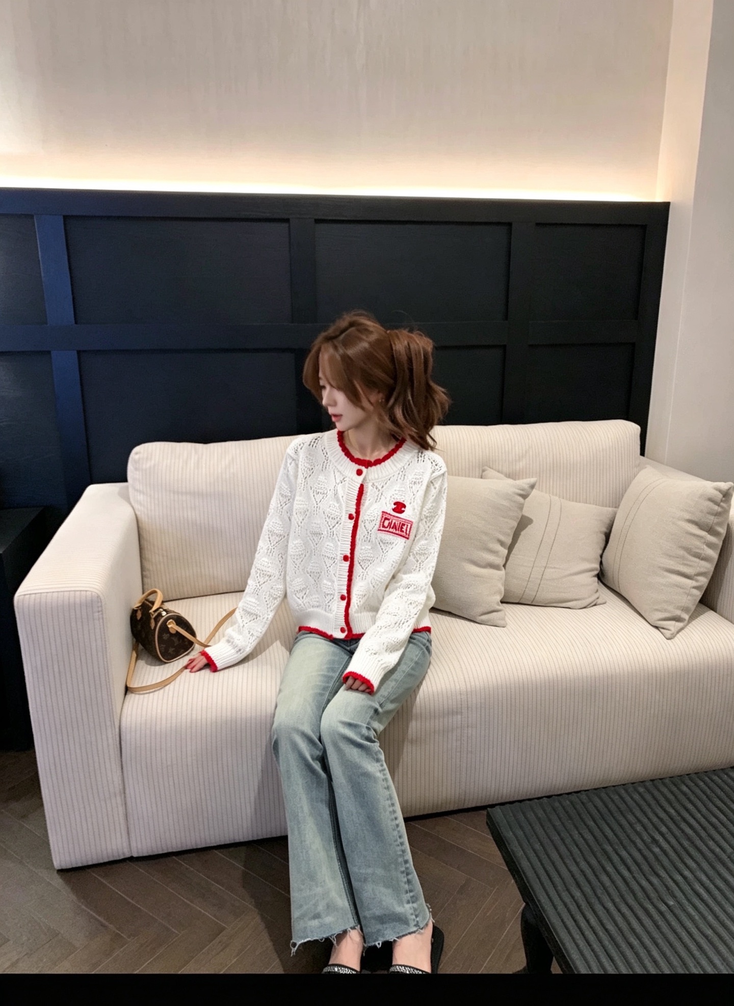 [TOP] CHANEL Knit Cardigan - 2 Color - 711 Luxury