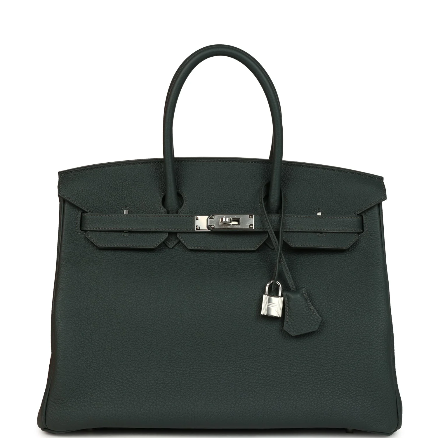 Hermes BirkinVert Mangrove Togo Palladium Hardware