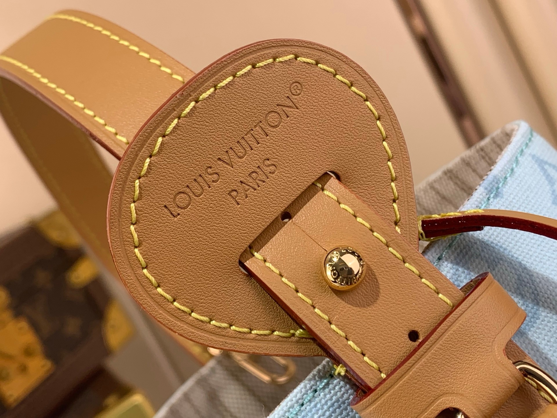 [TOP] Louis Vuitton LV All In BB Bag 16x18x12cm - Light blue