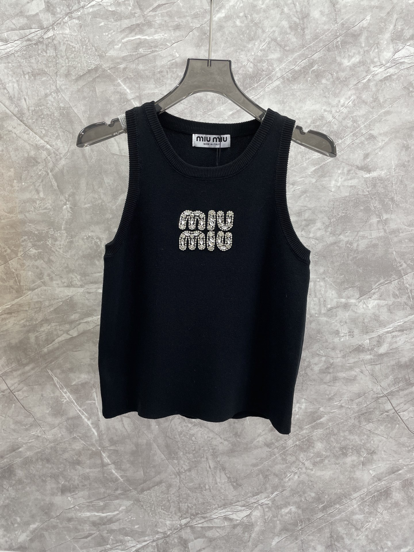 [TOP] Miu Miu Vest - Black - 711 Luxury