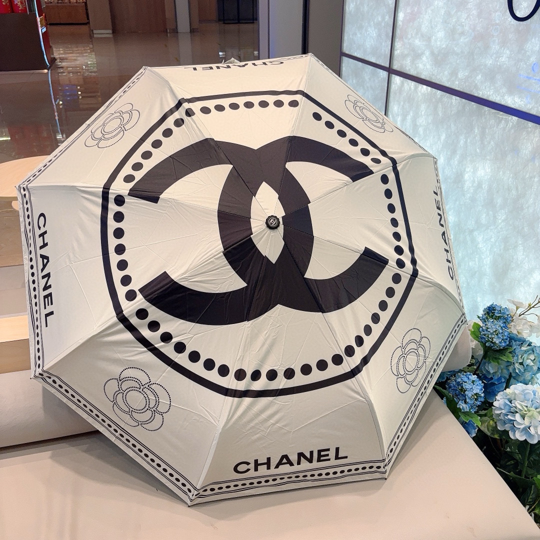 [TOP] CHANEL Umbrella - White - 711 Luxury