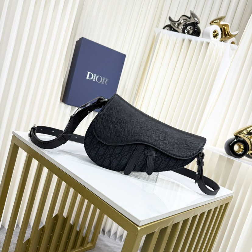 [TOP] Christian Dior Men's Bag 26 x 17 x 5 cm - Black - 711 Luxury