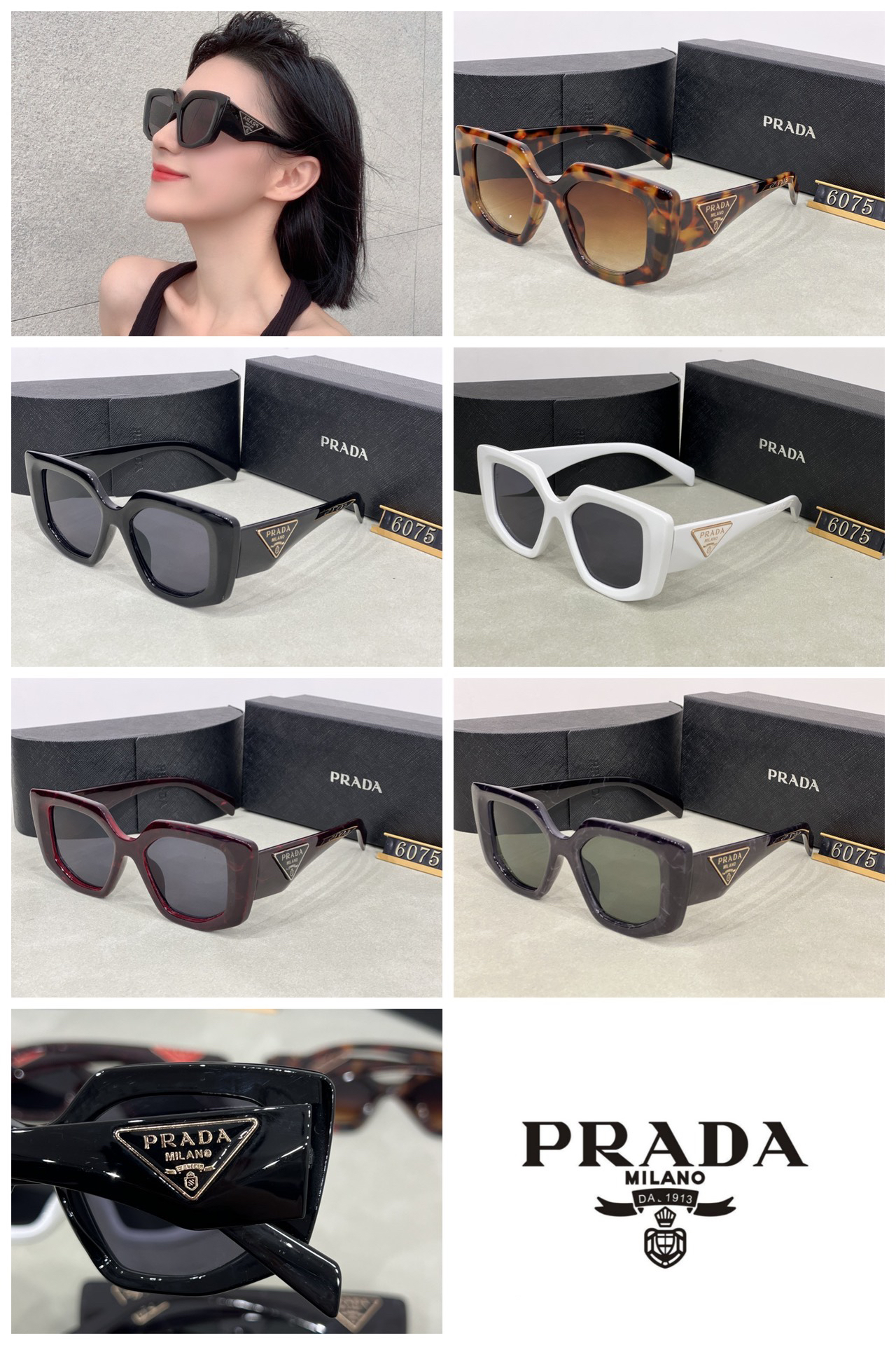 [TOP] PRADA Sunglasses - 5 Colors - 711 Luxury
