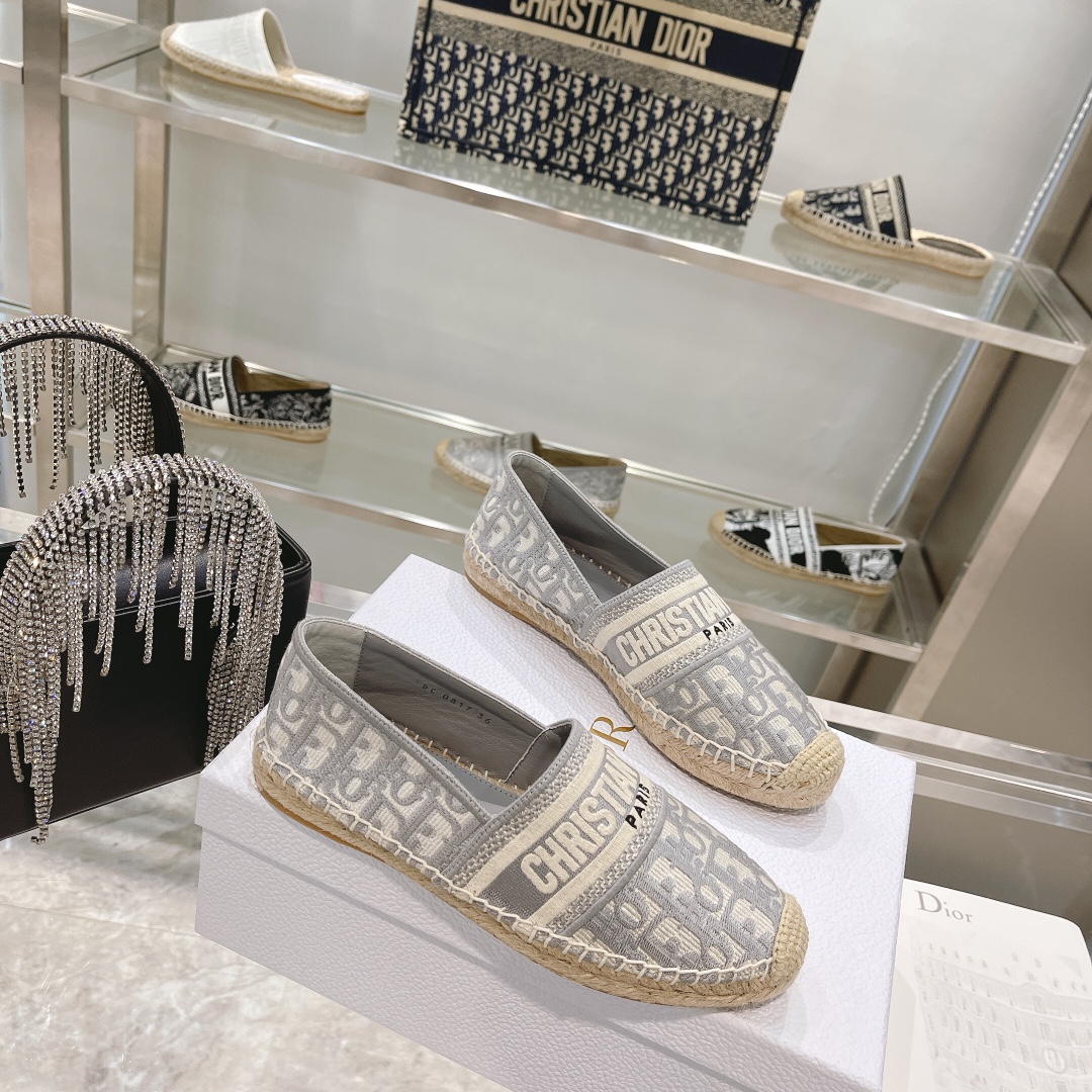 [TOP] Christian Dior Fisherman Shoes - Grey - 711 Luxury
