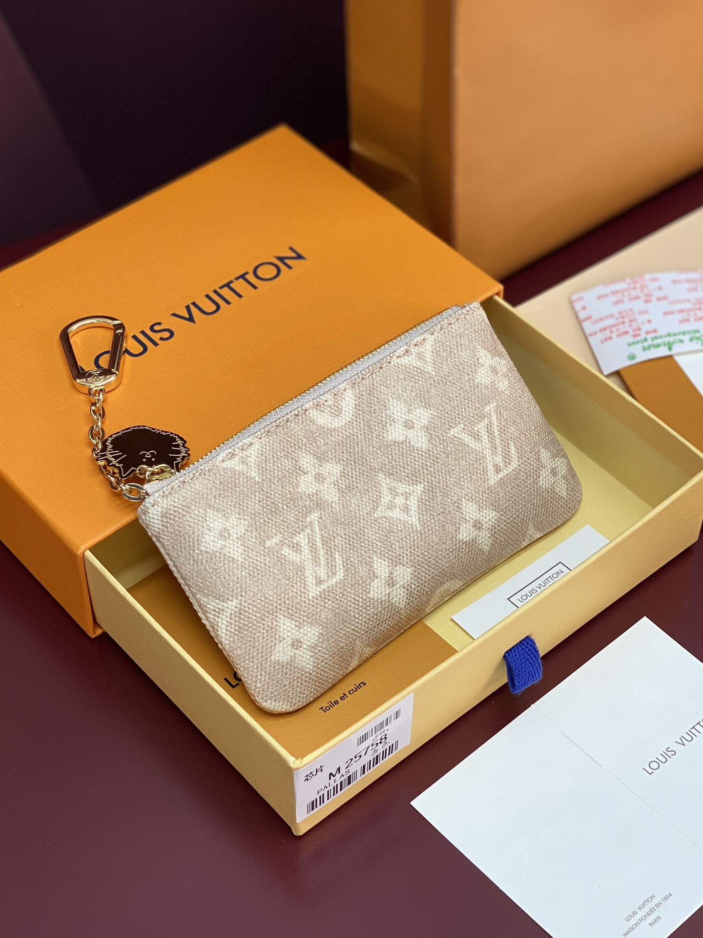 [TOP] Louis Vuitton LV Pochette Clés Key Pouch 15x9x1cm - Meowgram