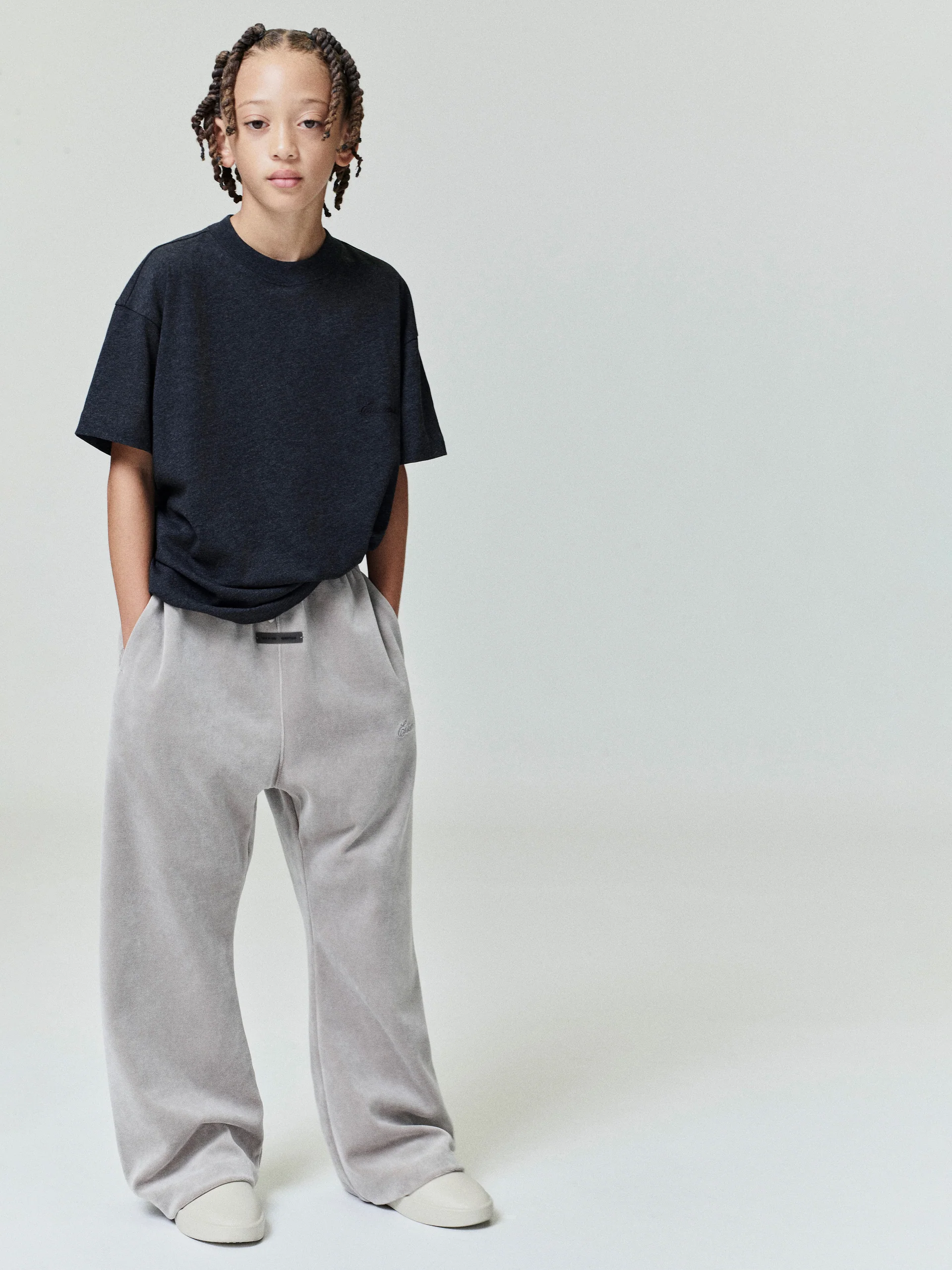 ESSENTIALS Kids Embroidered Essential Tee