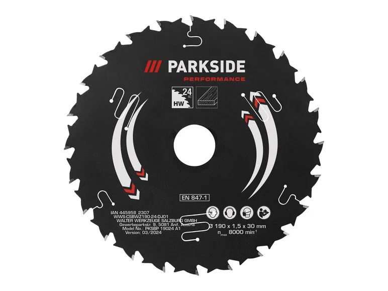 PARKSIDE PERFORMANCE Lame de scie circulaire, 190 mm