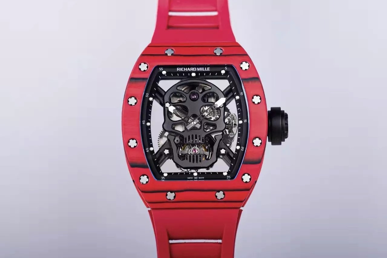 RM 52-01 Skull Black Red 44mm