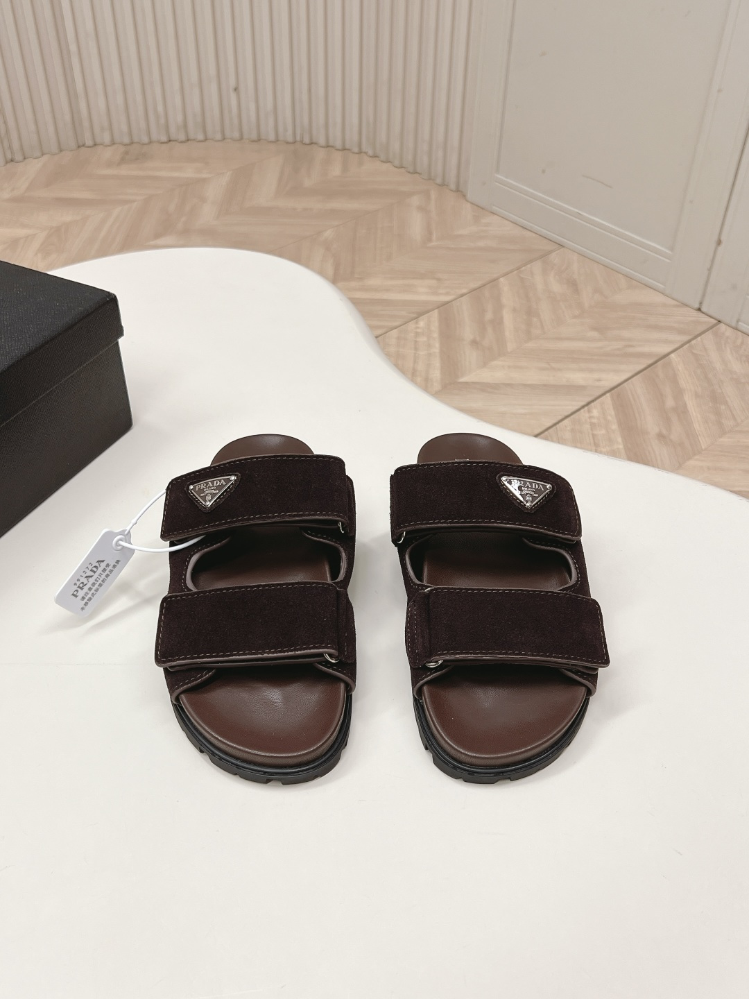 [TOP] PRADA Slippers - Chocolate - 711 Luxury