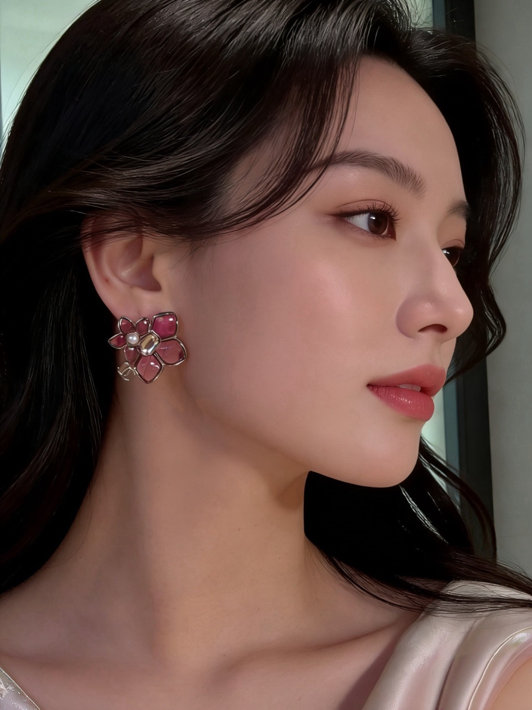 [TOP] CHANEL Earrings - Pink