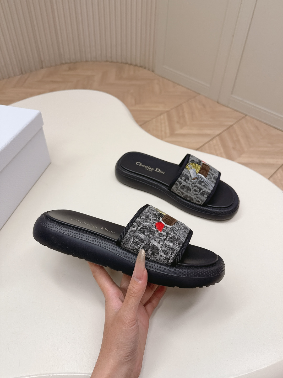 [TOP] Christian Dior Slippers - Blue
