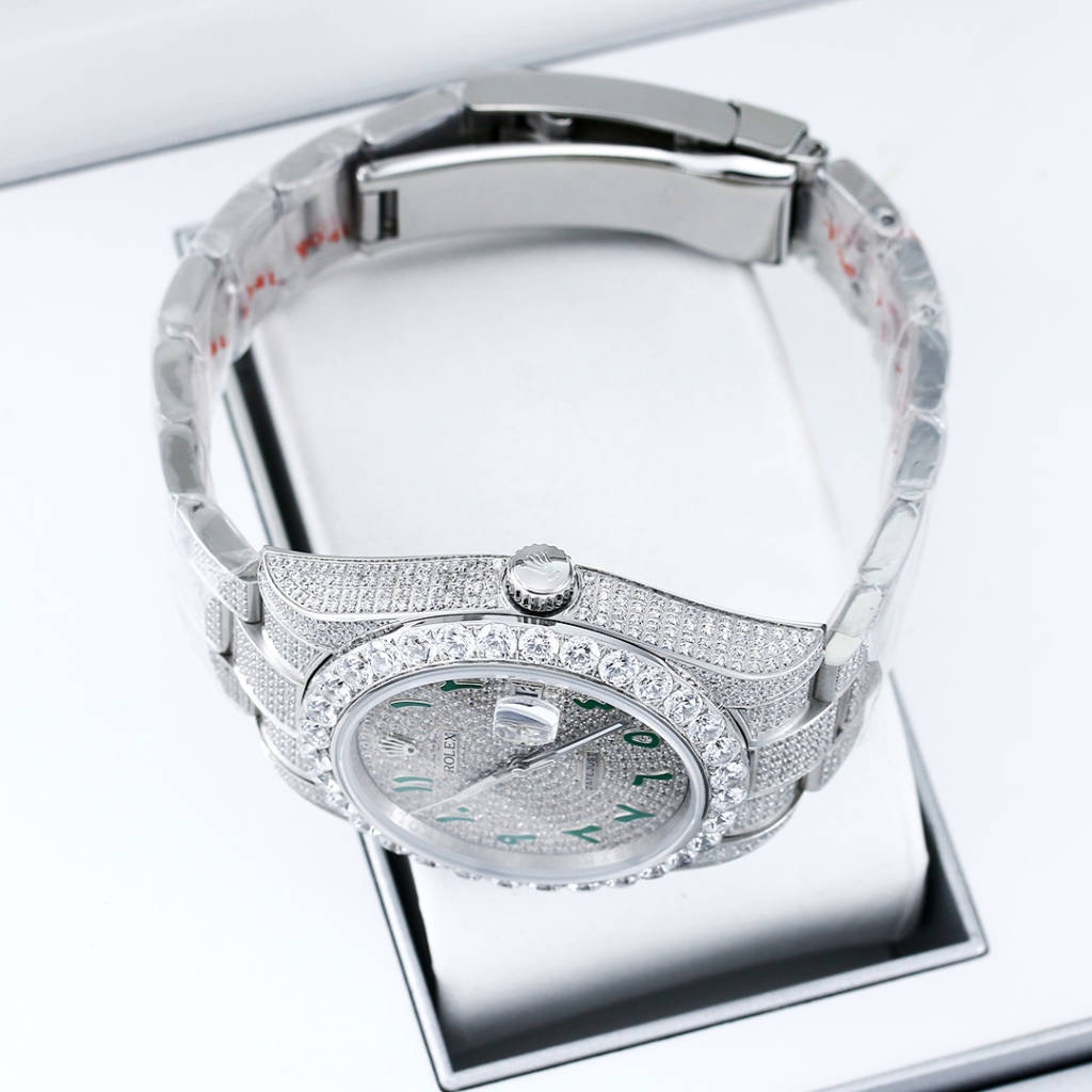 [TOP] ROLEX Men's Watch 41mm - Sliver