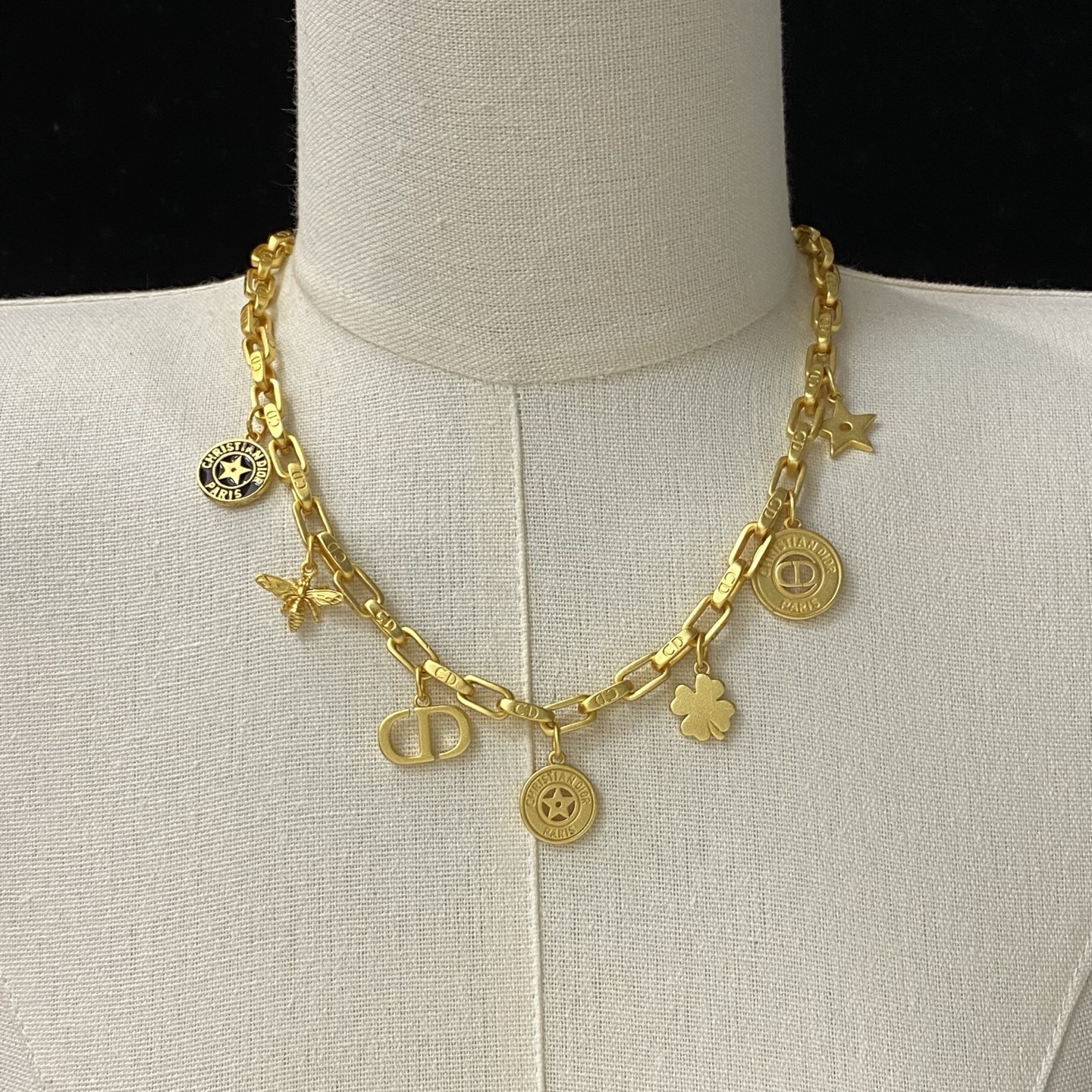 [TOP] Christian Dior Necklace - Gold - 711 Luxury