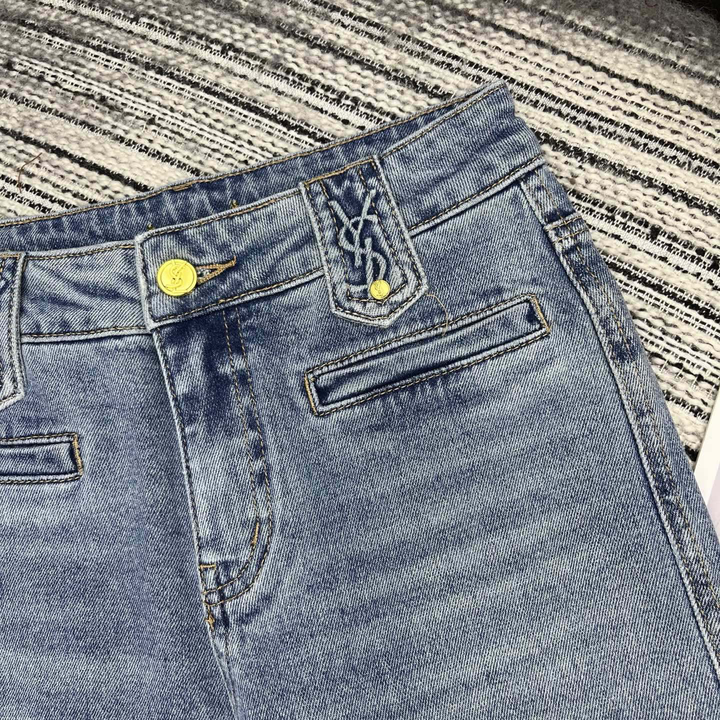 [TOP] Yves Saint Laurent YSL Pants - Blue