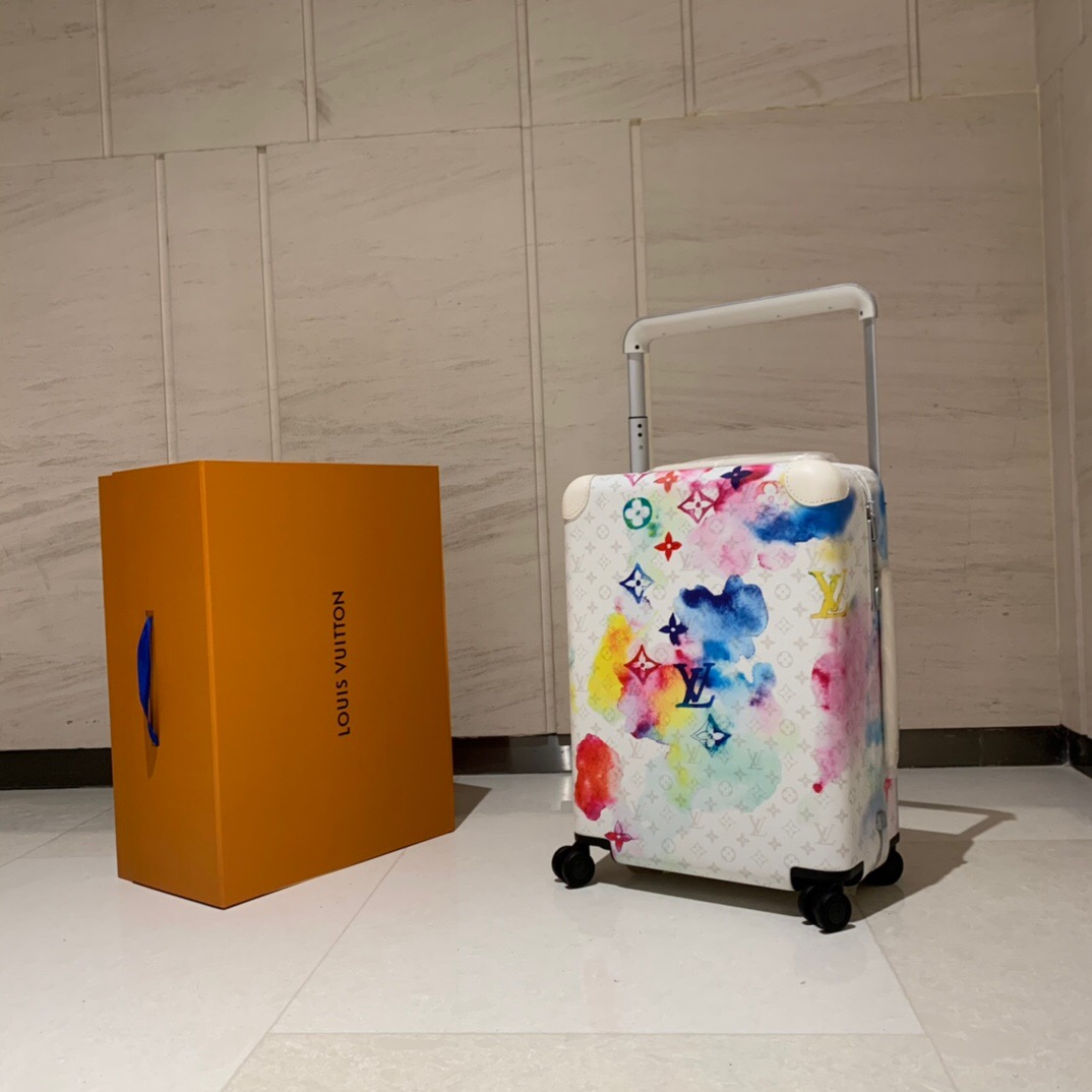 [TOP] Louis Vuitton LV Rolling Luggage  - White - 711 Luxury
