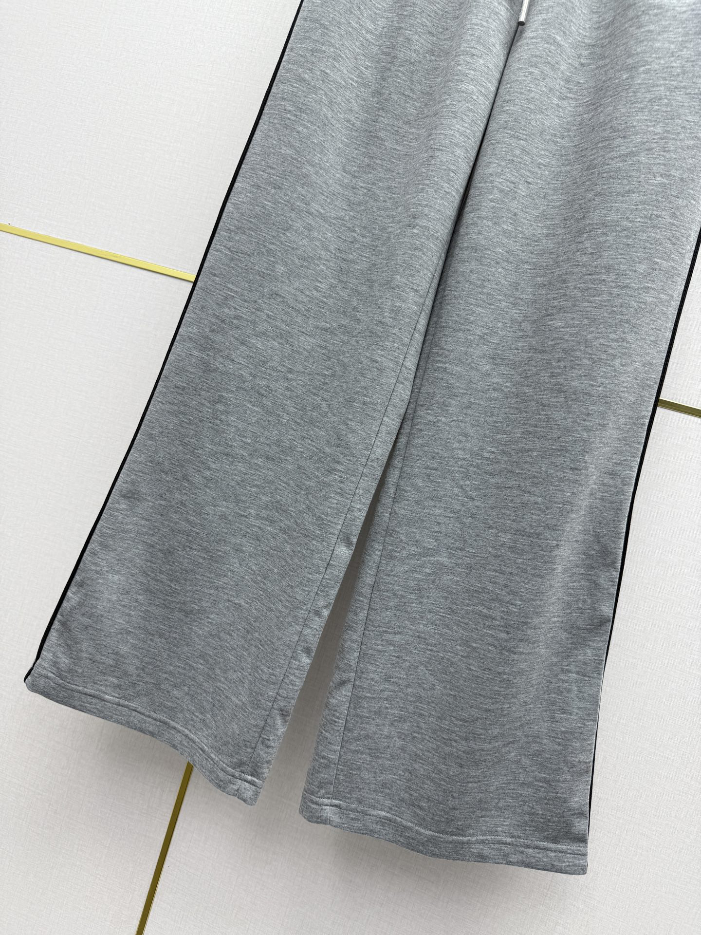 [TOP] PRADA Polo T-shirt + Pants Set - Gray