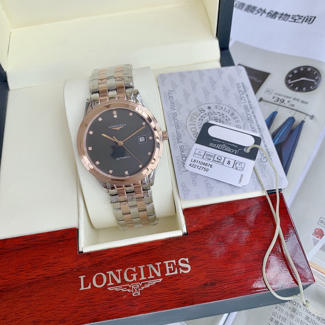 [TOP] LONGINES Men's Watch 39mm - 6 Color - 711 Luxury