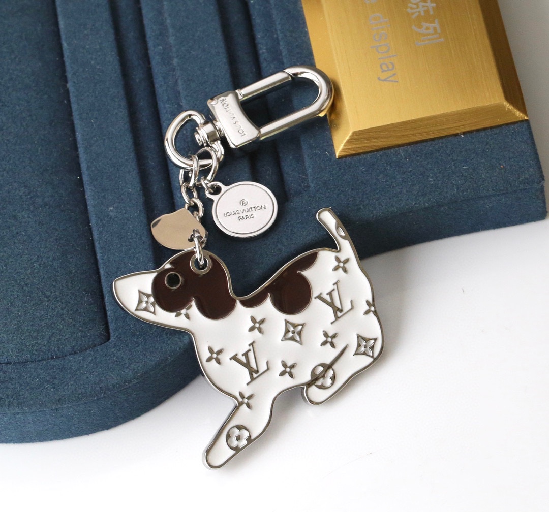 [TOP] Louis Vuitton LV Keychain - Sliver - 711 Luxury