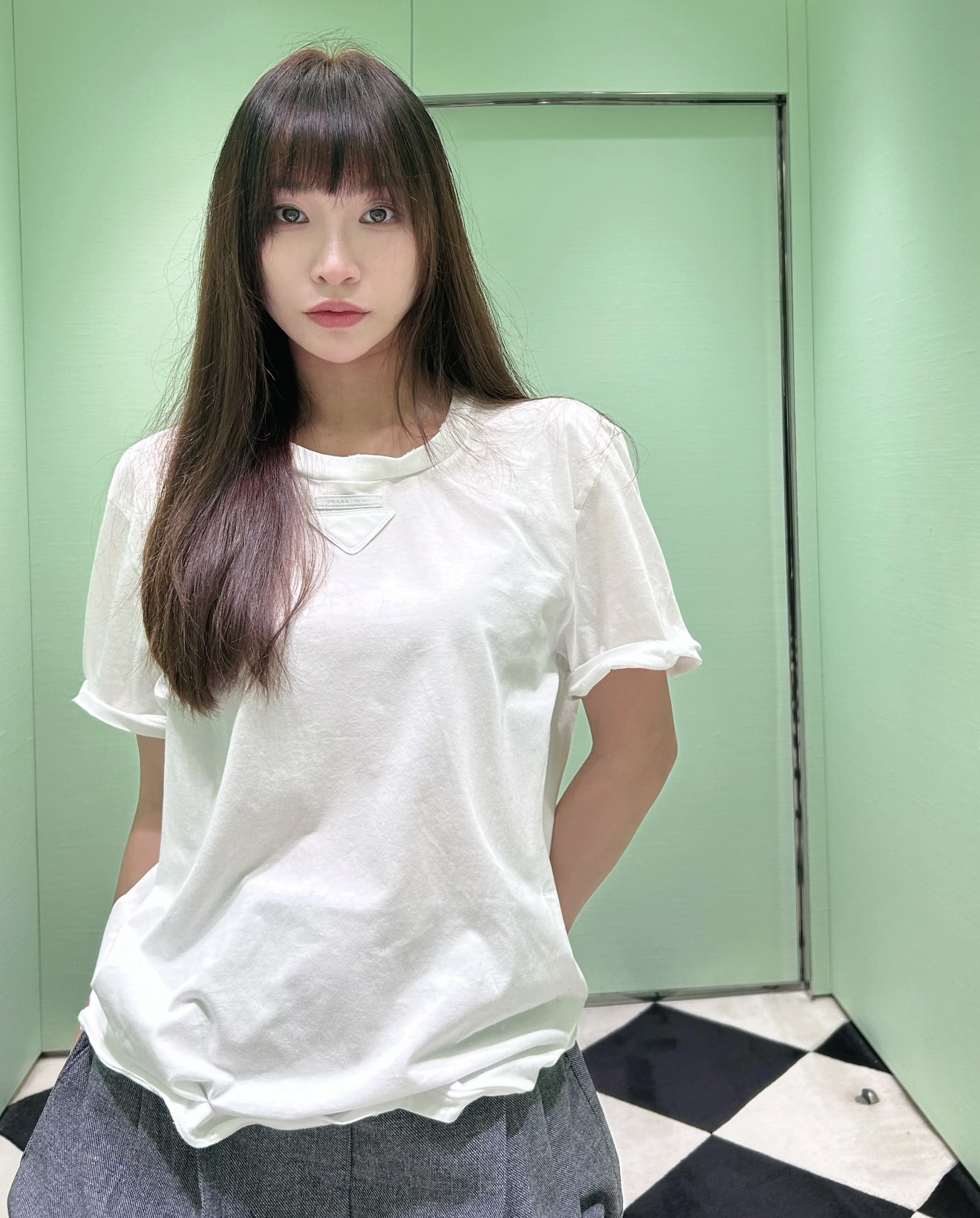 [TOP] PRADA  T-shirt -White