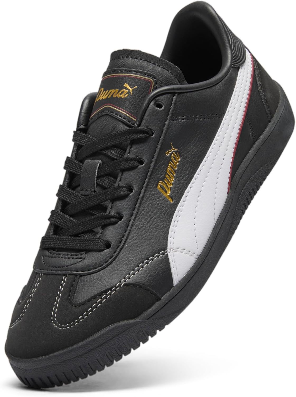 PUMA Women's Club 5v5 Sneaker Black White Gold, 10