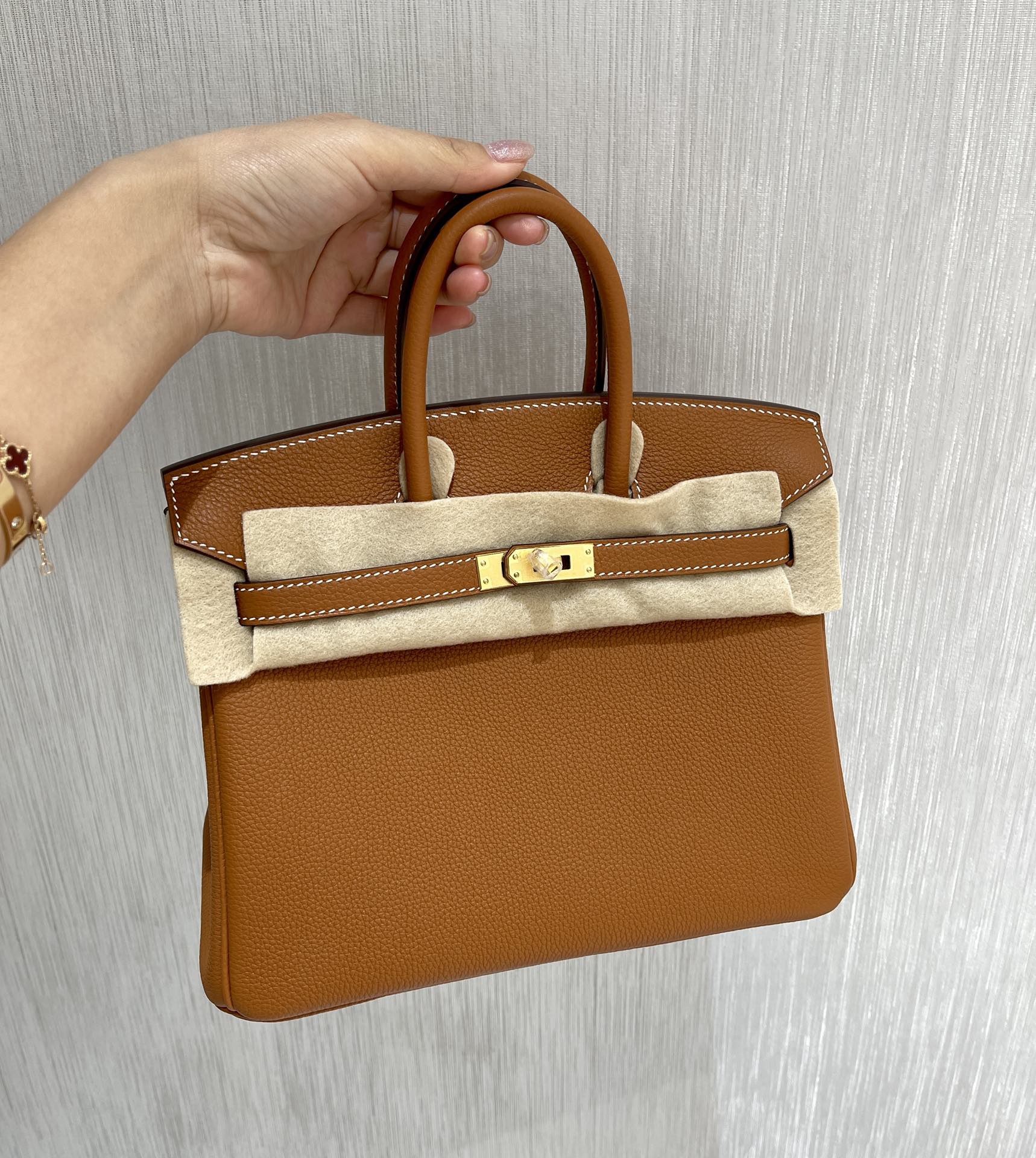 [TOP] HERMES Birkin Togo Leather 25cm - Gold & GHW