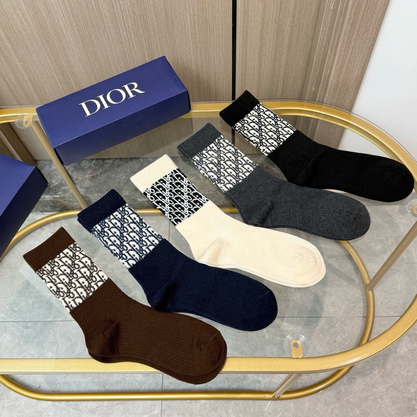 [TOP] Christian Dior Socks - 5 Pieces as a Set - 711 Luxury