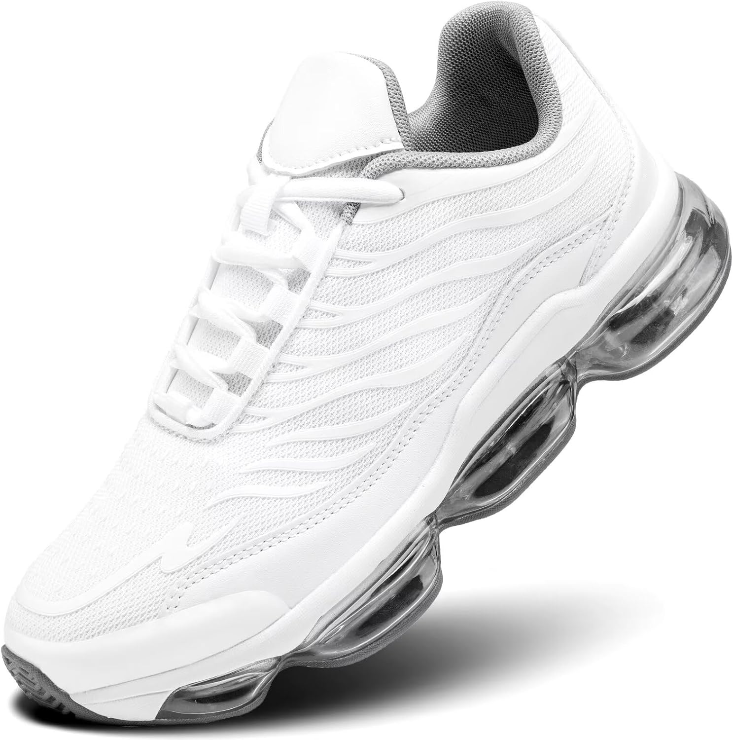 Socviis Mens Air Running Shoes Non Slip Workout Casual Sport Walking Shoes Basketball Sneakers Fashion Tennis Fitness Trainers