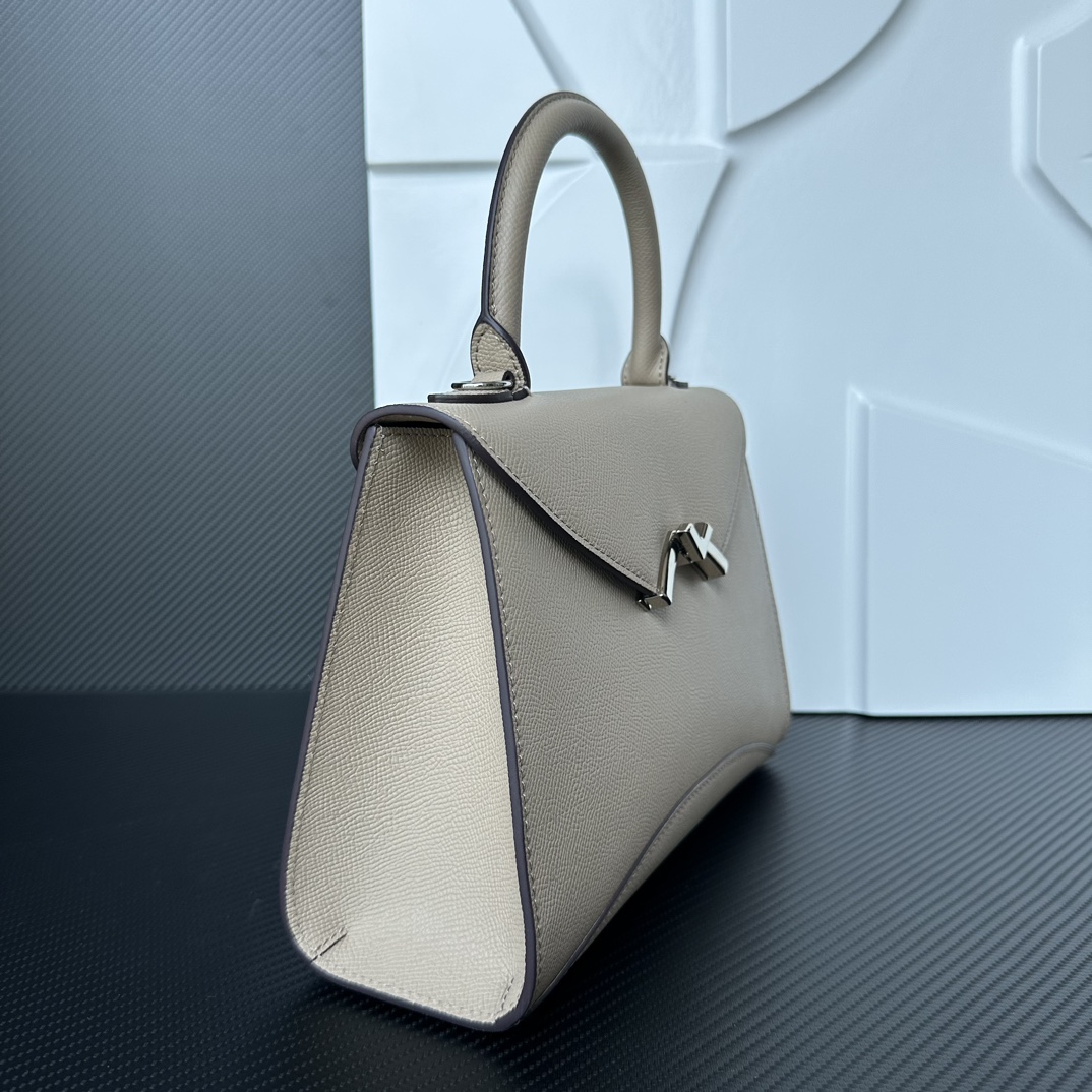 [TOP] MOYNAT Gabrielle Bag Cowhide 26x18x9cm - Gray - 711 Luxury