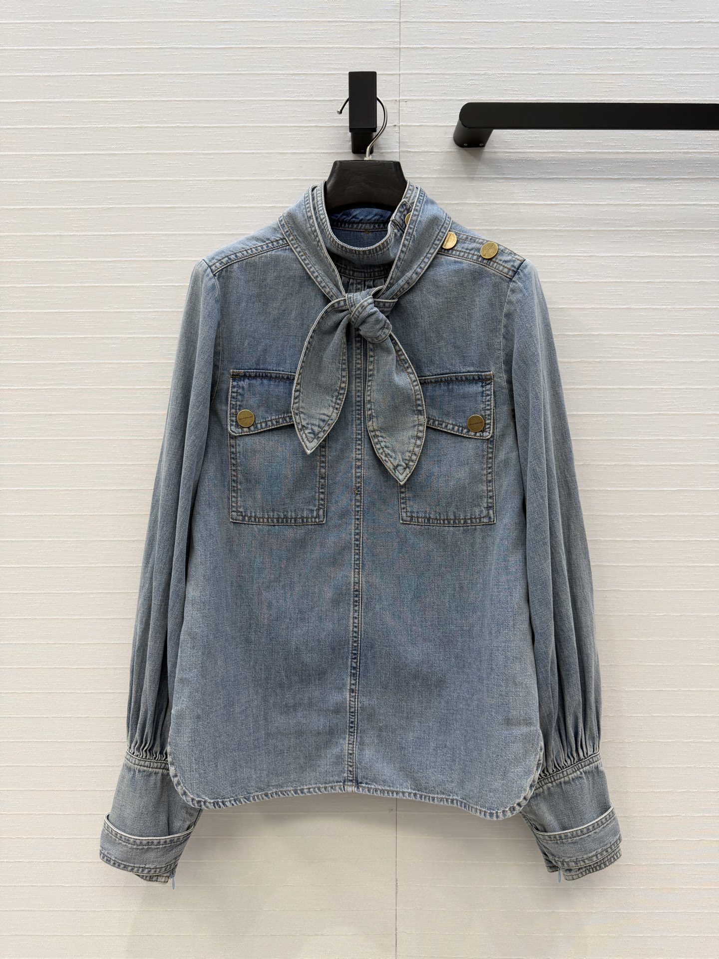 [TOP] ZIMMERMANN Cowboy Shirt - Blue - 711 Luxury