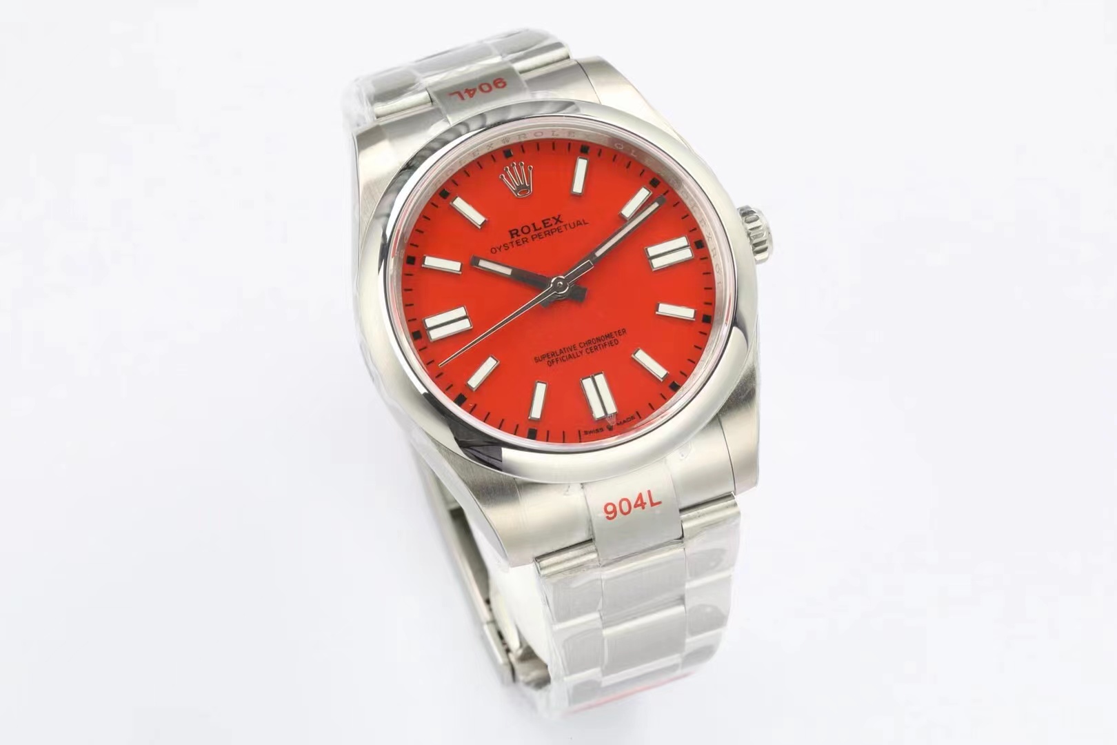 [TOP] ROLEX Men's Watch 41mm - Red