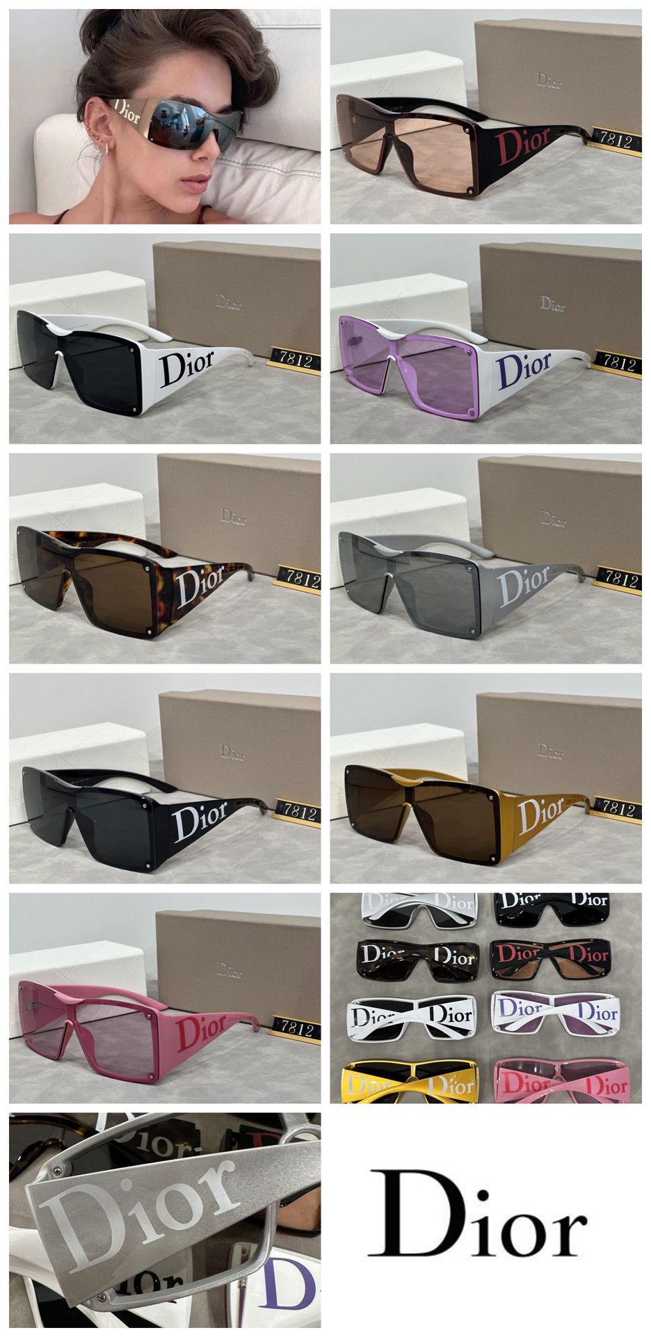 [TOP] Christian Dior Sunglasses - 8 Colors - 711 Luxury