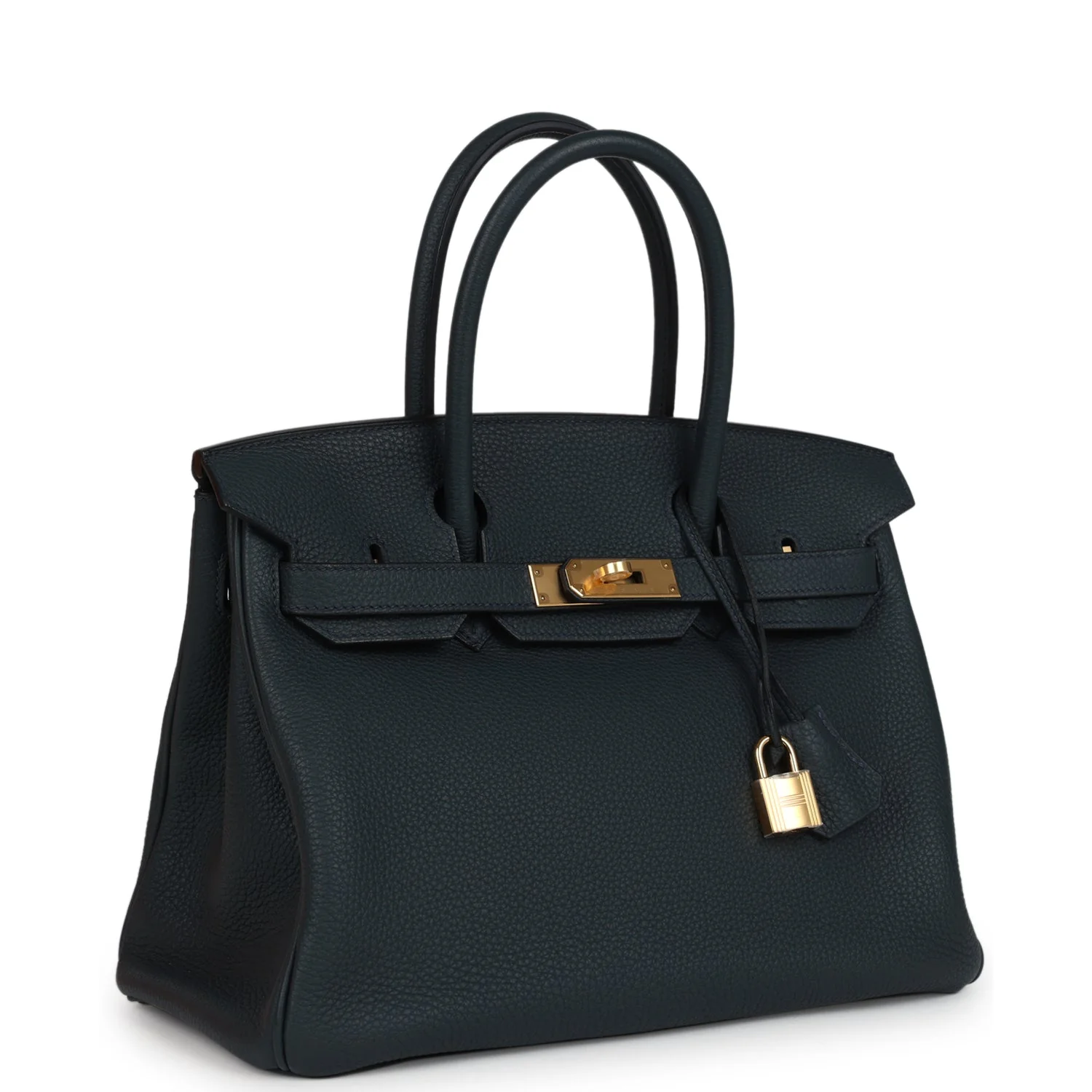 Hermes BirkinVert Rousseau Togo Gold Hardware