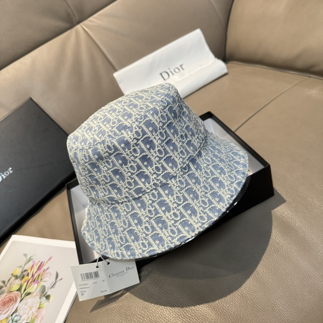 [TOP] Christian Dior  Fisherman Hat - Blue - 711 Luxury