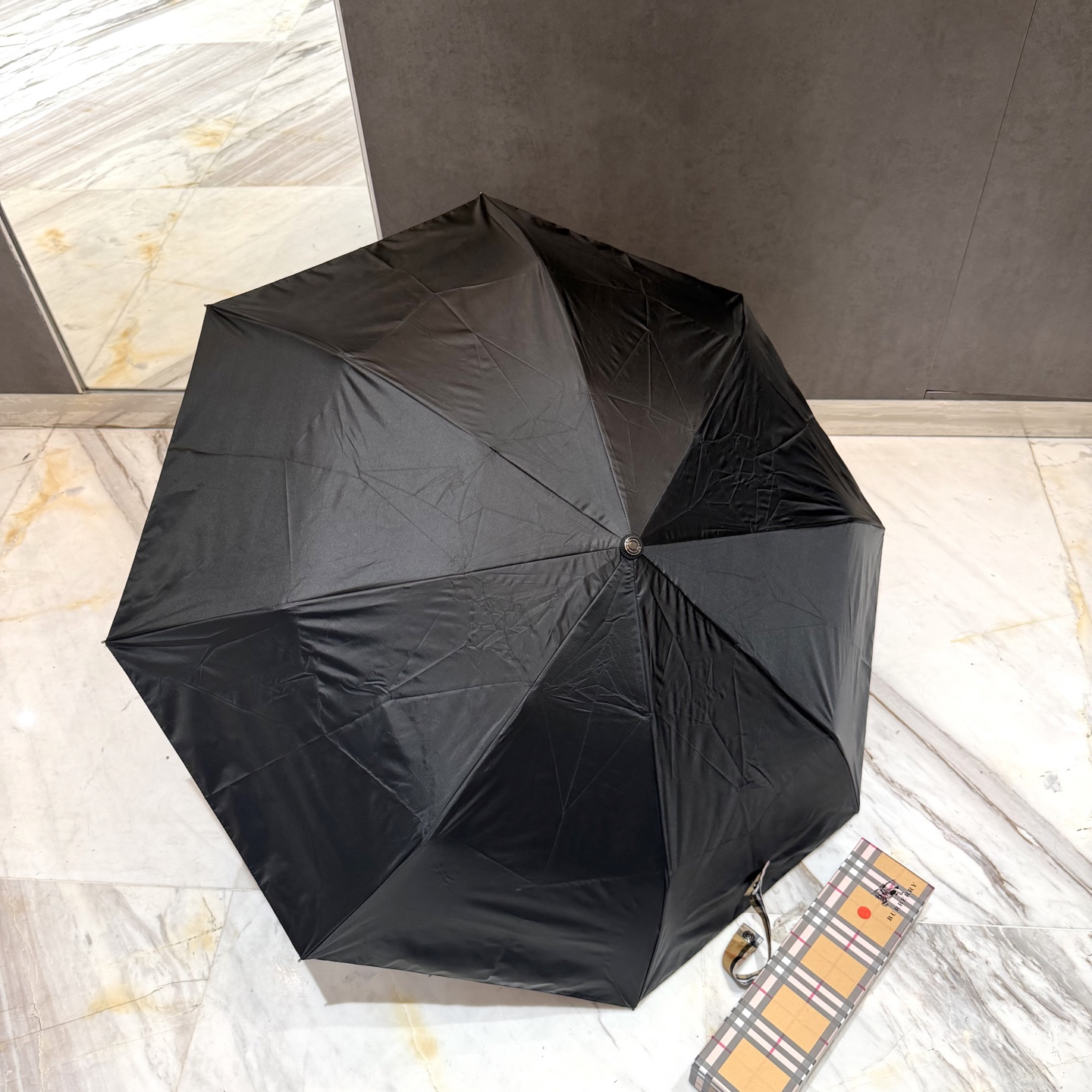 [TOP] BURBERRY Umbrella - Black - 711 Luxury