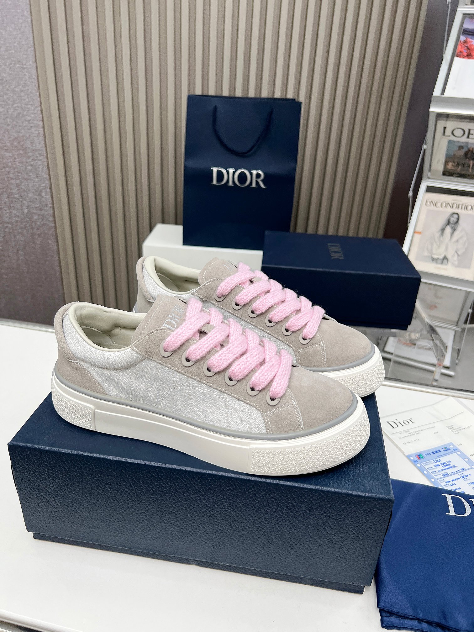 [TOP] Christian Dior Casual Shoes - Gray - 711 Luxury