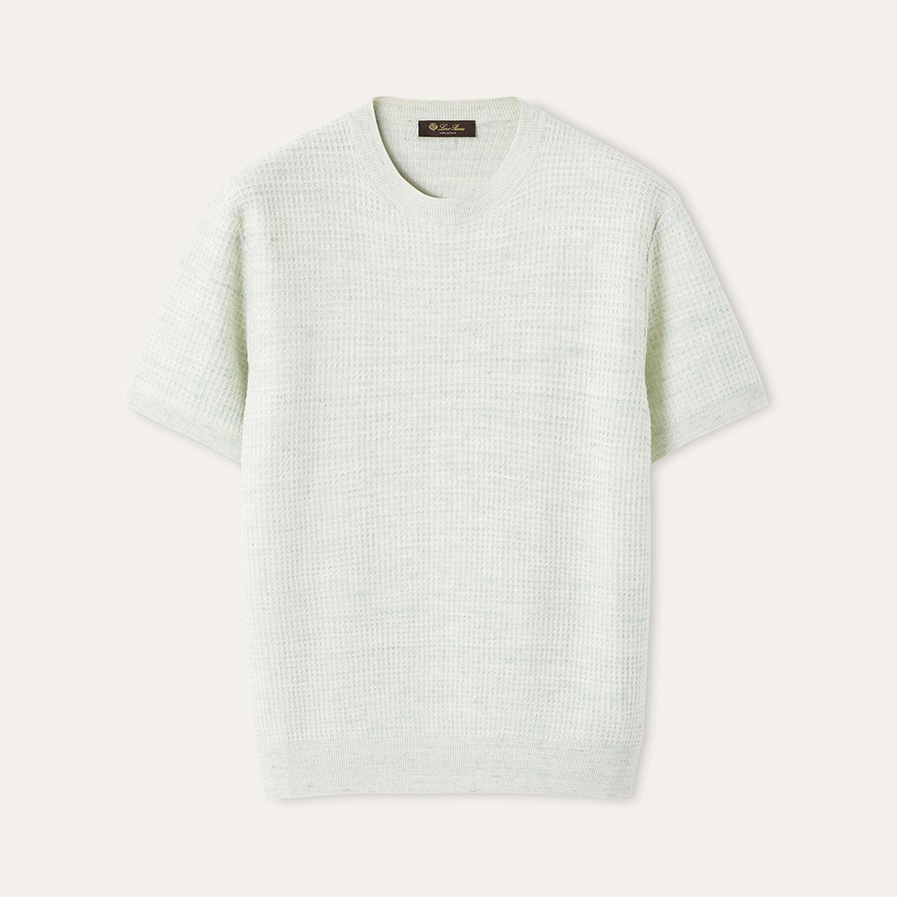 Loro Piana Savan Crewneck Linen Silk Cocoa Bean Jumpers #386303