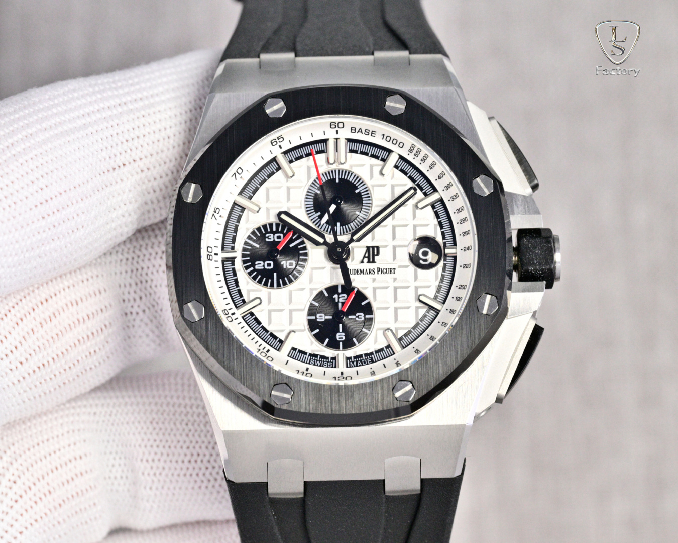 [TOP] Audemars Piguet Men's Watch 43mm - White - 711 Luxury