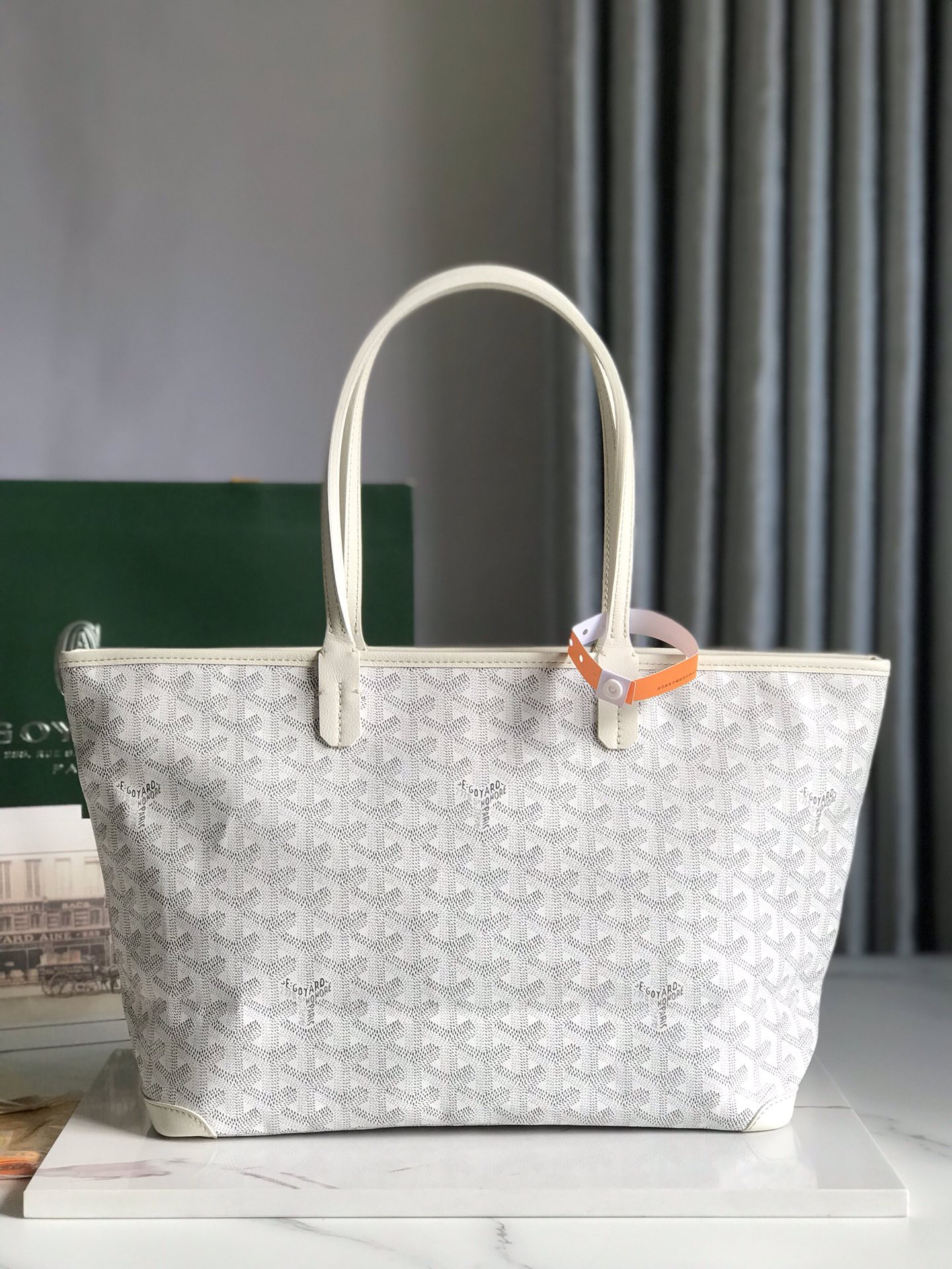 [TOP] Goyard Artois Bag 41-30x23.5x13cm - White - 711 Luxury