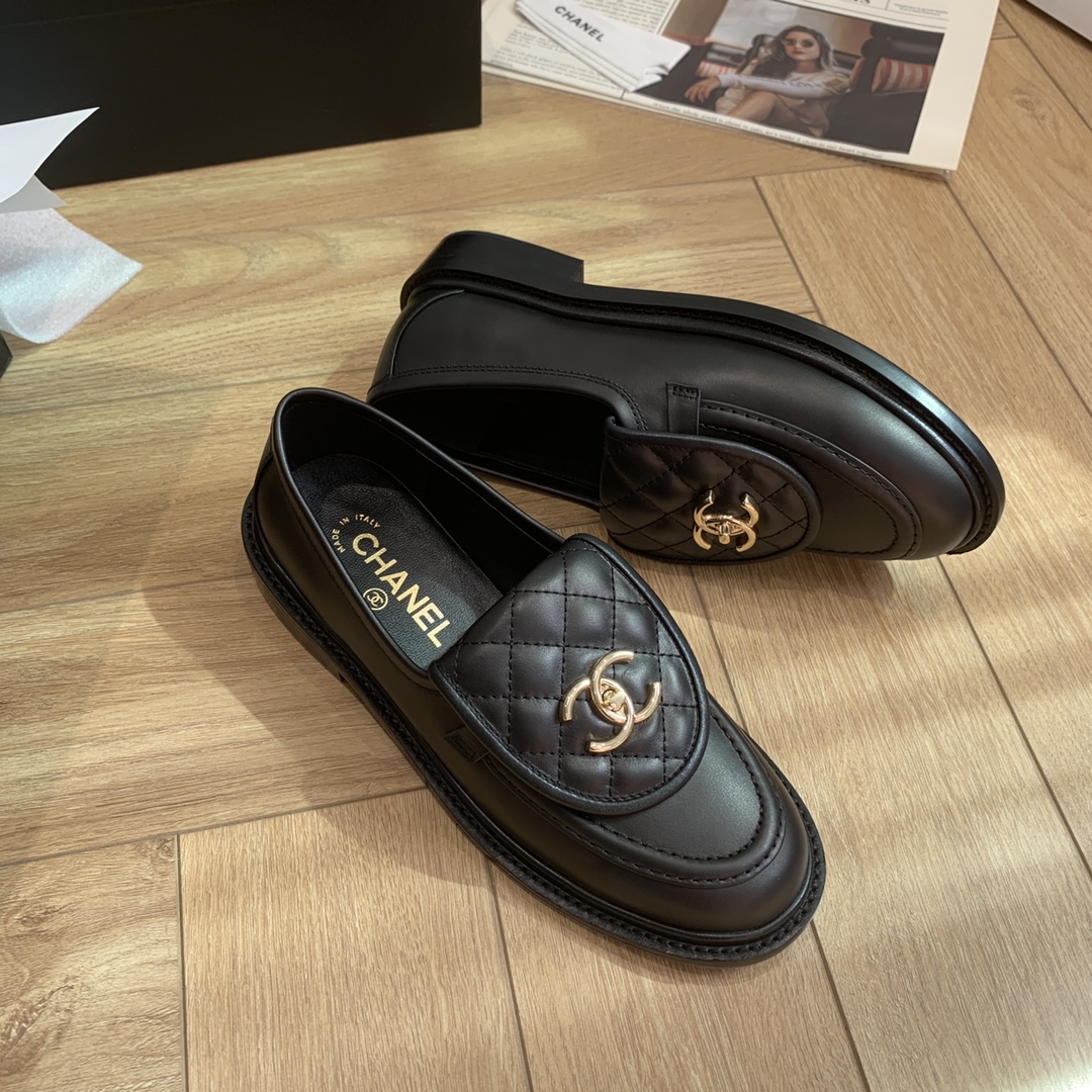 [TOP] CHANEL Flats - Black - 711 Luxury