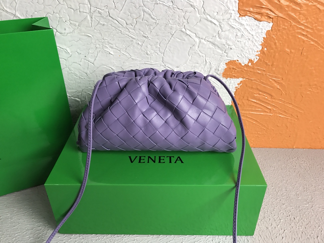 [TOP] Bottega Veneta BV The Pouch Bag 22x13x7cm - Purple - 711 Luxury