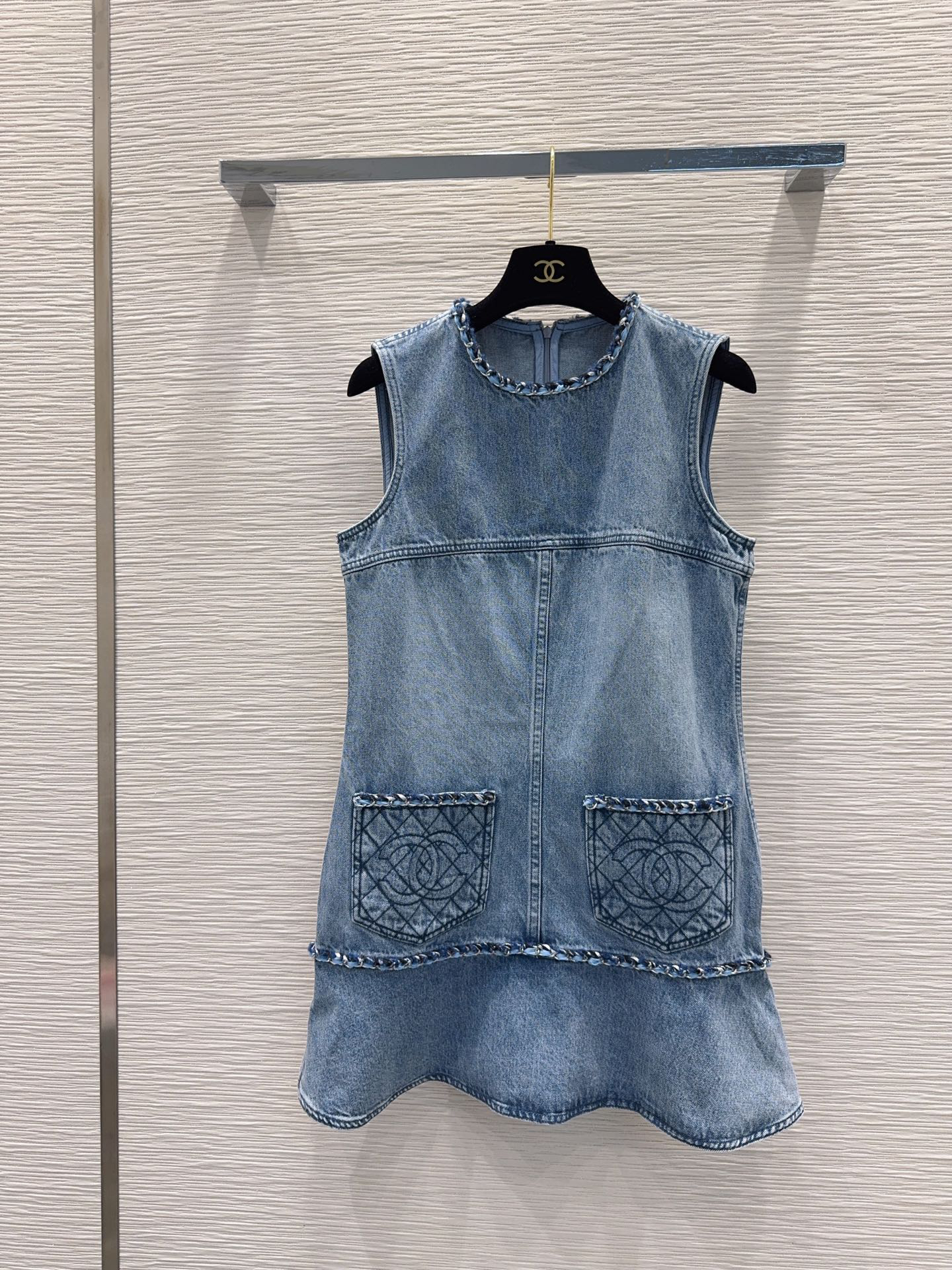 [TOP] CHANEL Denim Dress - Blue