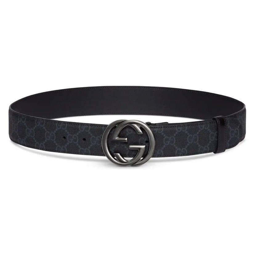 [TOP] GUCCI GG Belt 4.0cm - Black - 711 Luxury